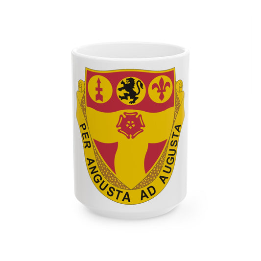 218th Field Artillery Regiment (U.S. Army) White Coffee Mug