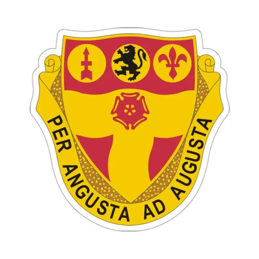 218th Field Artillery Regiment (U.S. Army) STICKER Vinyl Kiss-Cut Decal 2 Inch White - The Sticker Space