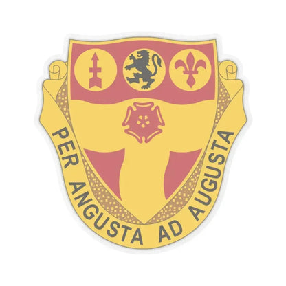 218th Field Artillery Regiment (U.S. Army) STICKER Vinyl Kiss-Cut Decal 4 Inch Transparent - The Sticker Space