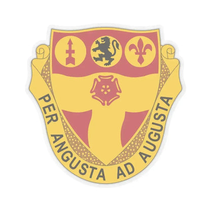 218th Field Artillery Regiment (U.S. Army) STICKER Vinyl Kiss-Cut Decal 6 Inch Transparent - The Sticker Space