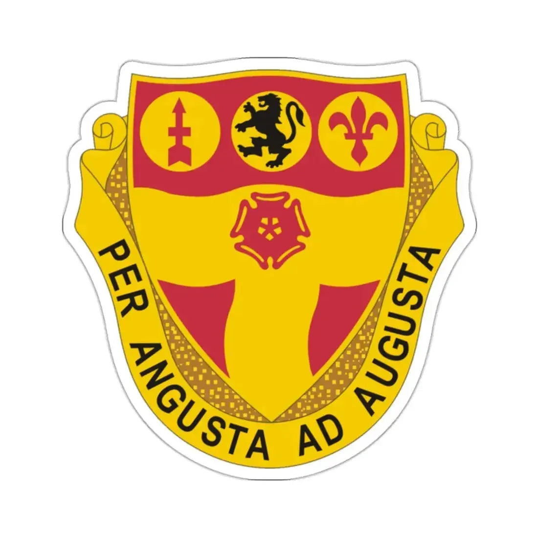 218th Field Artillery Regiment (U.S. Army) STICKER Vinyl Kiss-Cut Decal - The Sticker Space