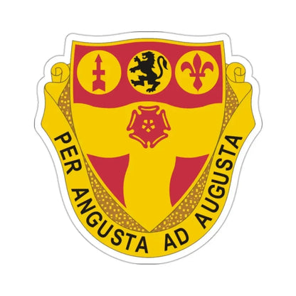 218th Field Artillery Regiment (U.S. Army) STICKER Vinyl Kiss-Cut Decal - The Sticker Space