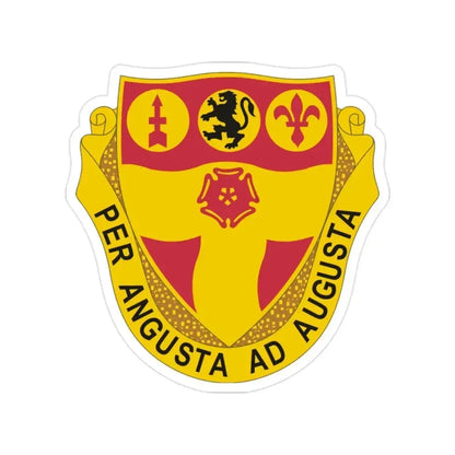 218th Field Artillery Regiment (U.S. Army) Transparent STICKER Die-Cut Vinyl Decal 2 Inch - The Sticker Space