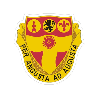 218th Field Artillery Regiment (U.S. Army) Transparent STICKER Die-Cut Vinyl Decal 3 Inch - The Sticker Space