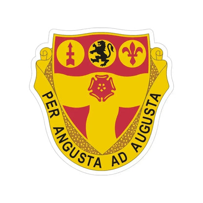 218th Field Artillery Regiment (U.S. Army) Transparent STICKER Die-Cut Vinyl Decal 6 Inch - The Sticker Space