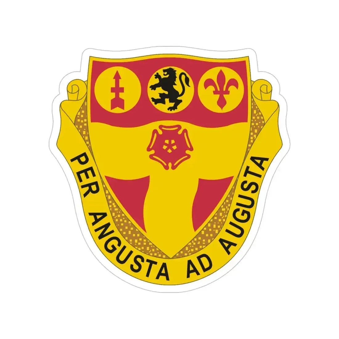 218th Field Artillery Regiment (U.S. Army) Transparent STICKER Die-Cut Vinyl Decal - The Sticker Space