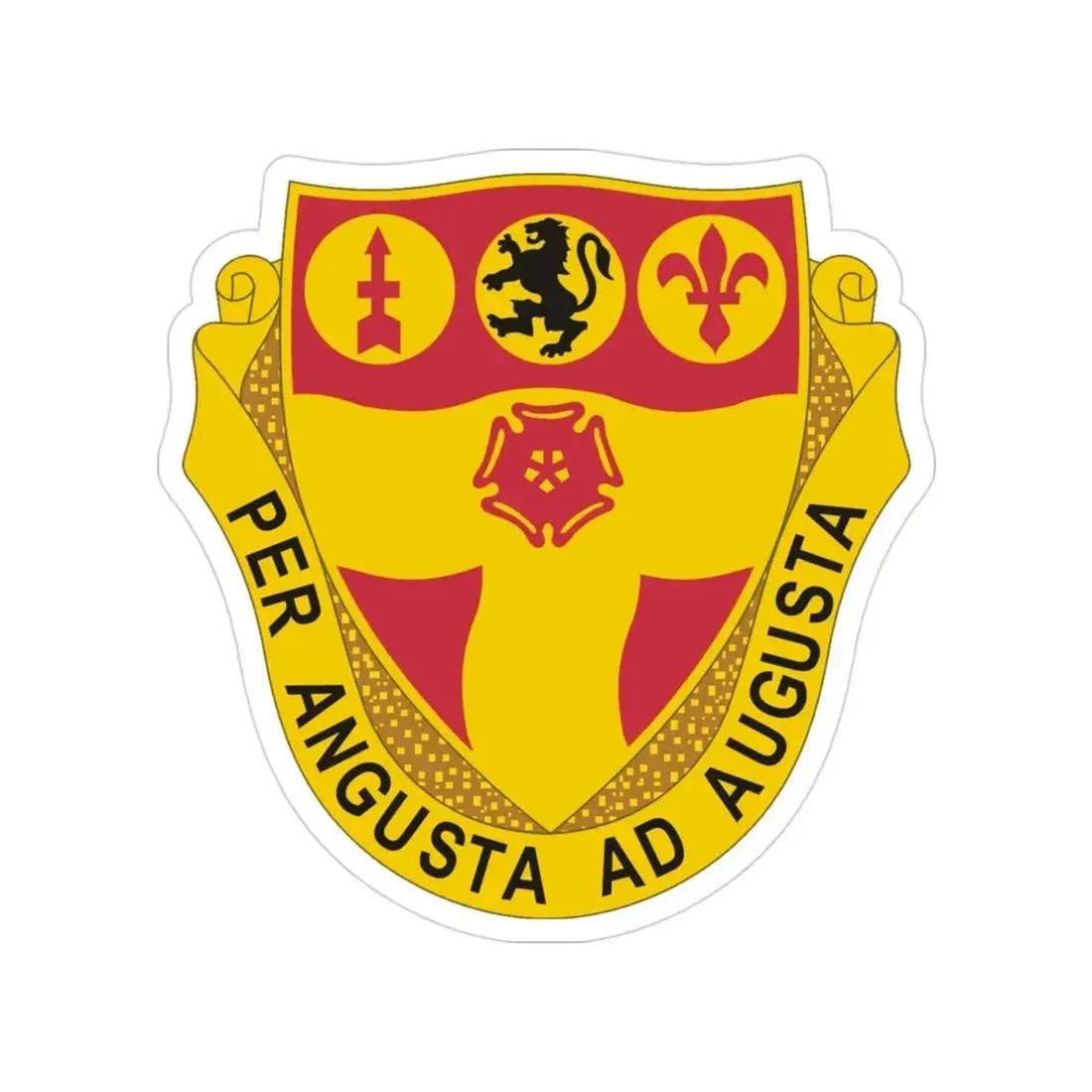 218th Field Artillery Regiment (U.S. Army) Transparent STICKER Die-Cut Vinyl Decal - The Sticker Space