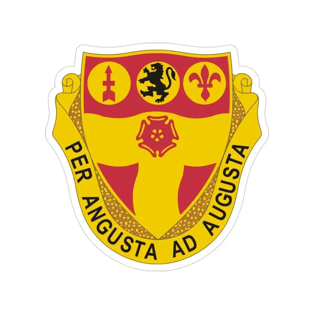 218th Field Artillery Regiment (U.S. Army) Transparent STICKER Die-Cut Vinyl Decal - The Sticker Space