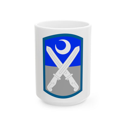 218th Infantry Brigade SSI (U.S. Army) White Coffee Mug-15oz-The Sticker Space