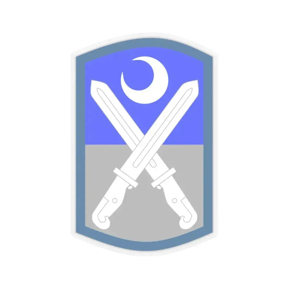 218th Infantry Brigade SSI (U.S. Army) STICKER Vinyl Kiss-Cut Decal 6 Inch Transparent - The Sticker Space