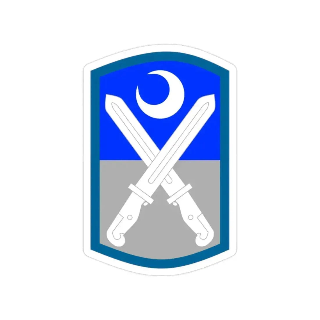 218th Infantry Brigade SSI (U.S. Army) Transparent STICKER Die-Cut Vinyl Decal 2 Inch - The Sticker Space