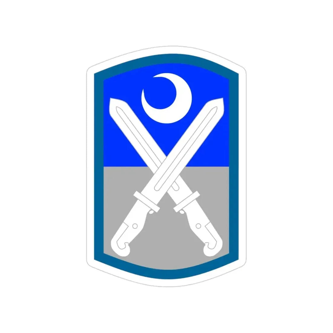 218th Infantry Brigade SSI (U.S. Army) Transparent STICKER Die-Cut Vinyl Decal 3 Inch - The Sticker Space