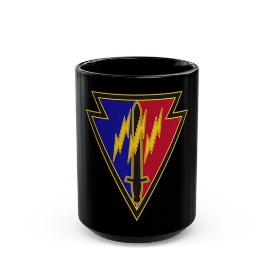 219 Engineer Brigade (U.S. Army) Black Coffee Mug-15oz-The Sticker Space