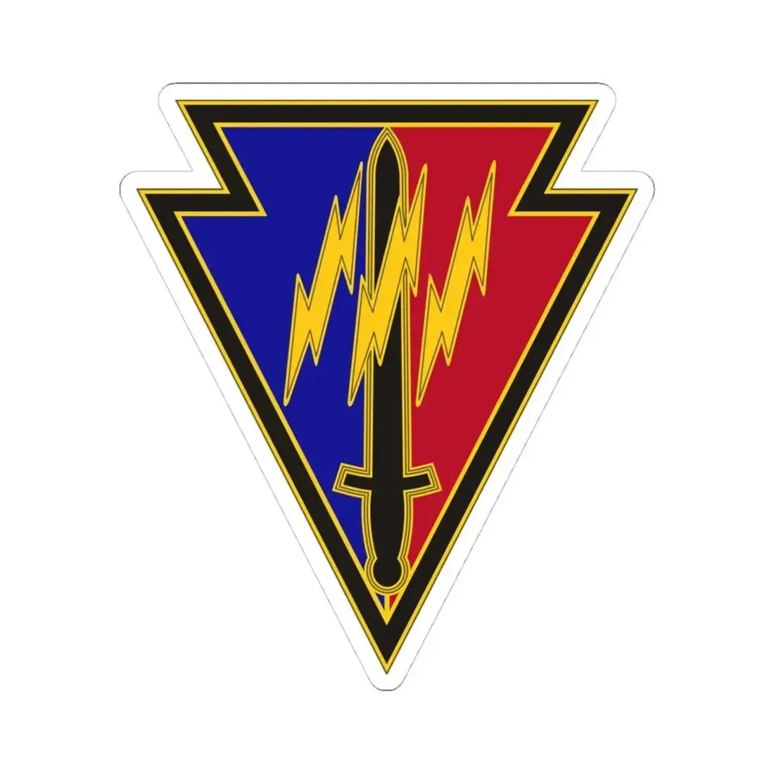 219 Engineer Brigade (U.S. Army) STICKER Vinyl Kiss-Cut Decal 4 Inch White - The Sticker Space