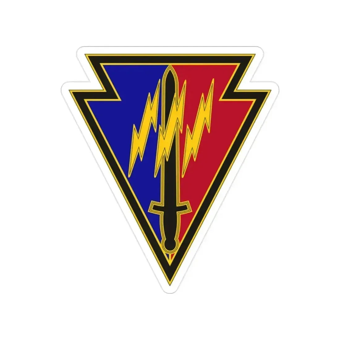 219 Engineer Brigade (U.S. Army) Transparent STICKER Die-Cut Vinyl Decal 2 Inch - The Sticker Space