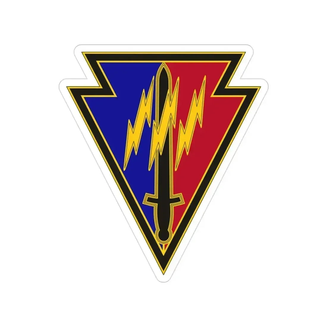 219 Engineer Brigade (U.S. Army) Transparent STICKER Die-Cut Vinyl Decal 3 Inch - The Sticker Space
