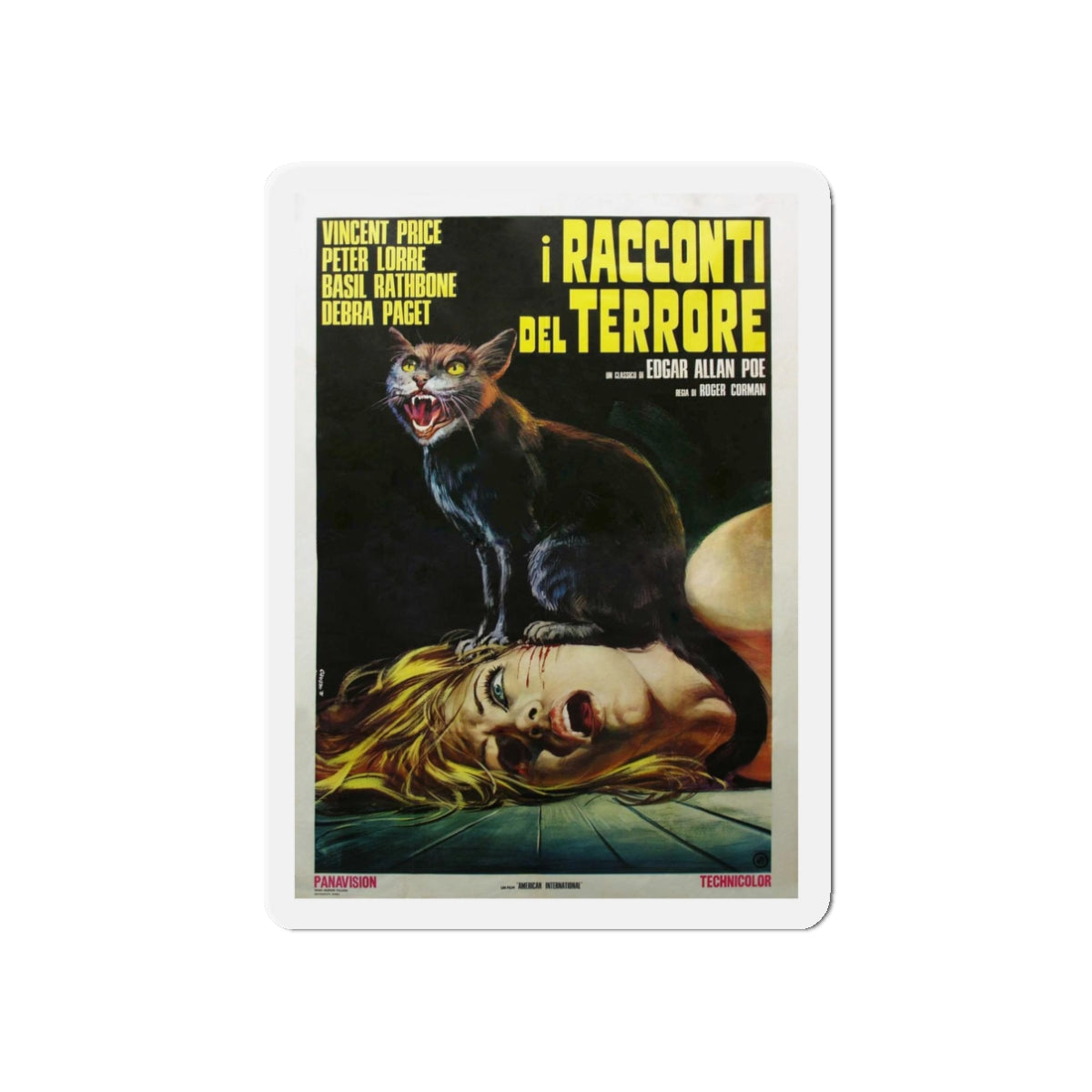 TALES OF TERROR (2) 1962 Movie Poster - Refrigerator Magnet-3" x 3"-The Sticker Space