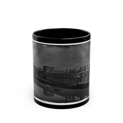 Richmond, Va. Ruins Of State Arsenal From The Canal (U.S. Civil War) Black Coffee Mug