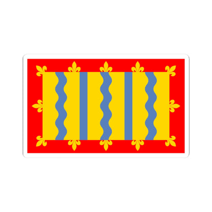 Flag of Cambridgeshire (England) STICKER Vinyl Kiss-Cut Decal
