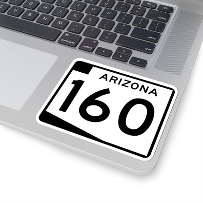 Arizona 160 (Arizona) (Road Sign) STICKER Vinyl Kiss-Cut Decal
