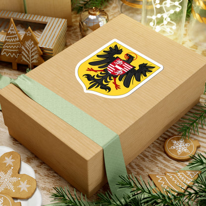 Arms of Rudolf II as King of the Romans (Spain) (Coat of Arms) STICKER Vinyl Kiss-Cut Decal