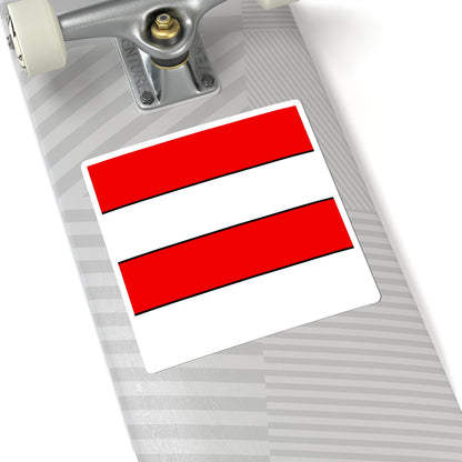 CHE Zofingen Flag (Switzerland) STICKER Vinyl Kiss-Cut Decal
