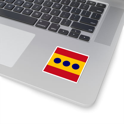 Flag of Admiral Spain (Spain) STICKER Vinyl Kiss-Cut Decal