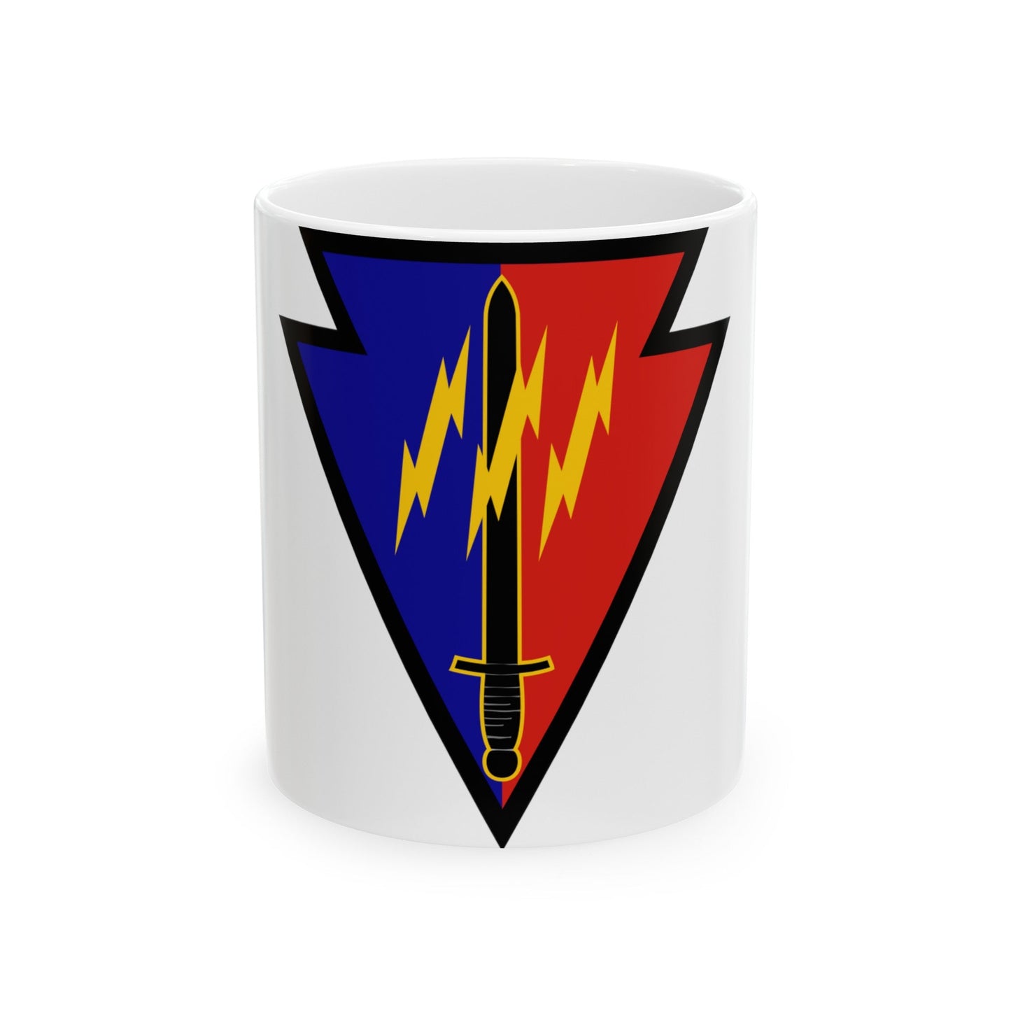 219th Battlefield Surveillance Brigade (U.S. Army) White Coffee Mug-11oz-The Sticker Space