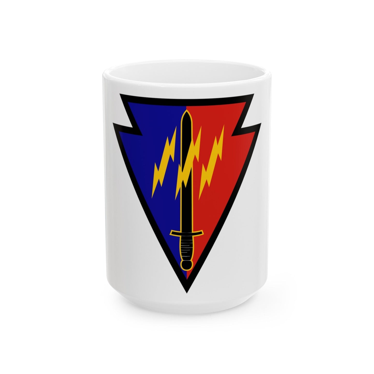 219th Battlefield Surveillance Brigade (U.S. Army) White Coffee Mug-15oz-The Sticker Space