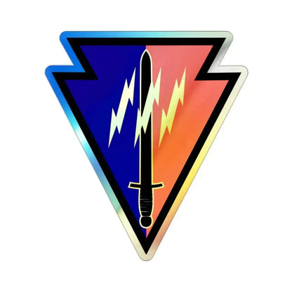 219th Battlefield Surveillance Brigade (U.S. Army) Holographic STICKER Die-Cut Vinyl Decal 2 Inch Holographic - The Sticker Space