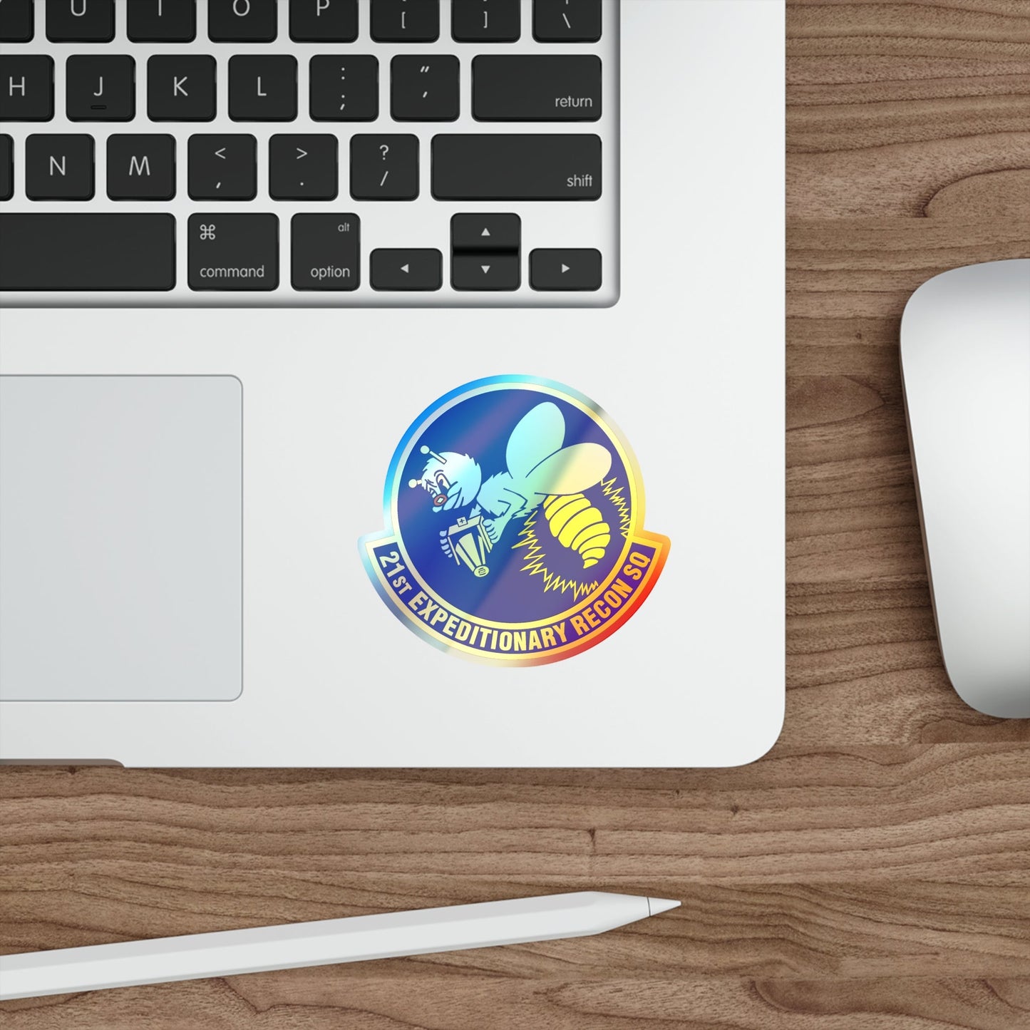 21st Expeditionary Reconnaissance Squadron (U.S. Air Force) Holographic STICKER Die-Cut Vinyl Decal-The Sticker Space