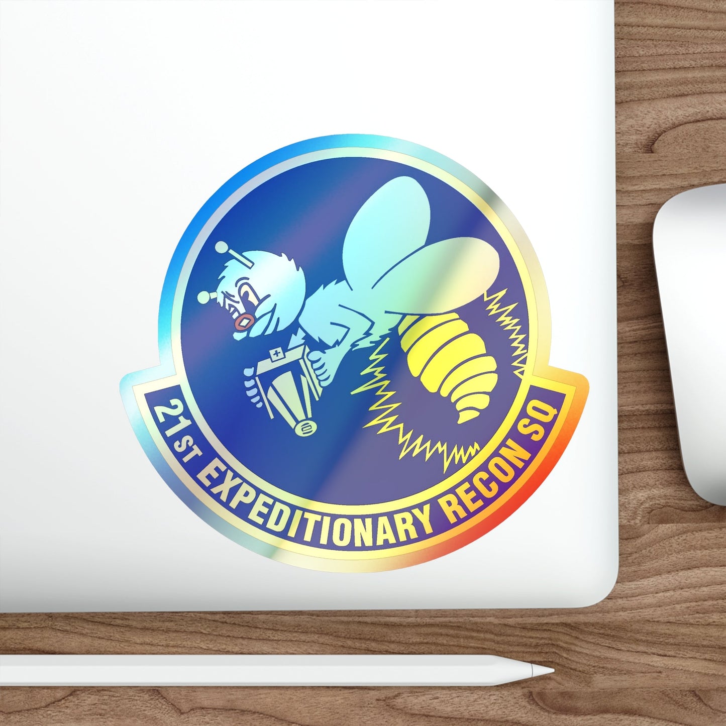 21st Expeditionary Reconnaissance Squadron (U.S. Air Force) Holographic STICKER Die-Cut Vinyl Decal-The Sticker Space