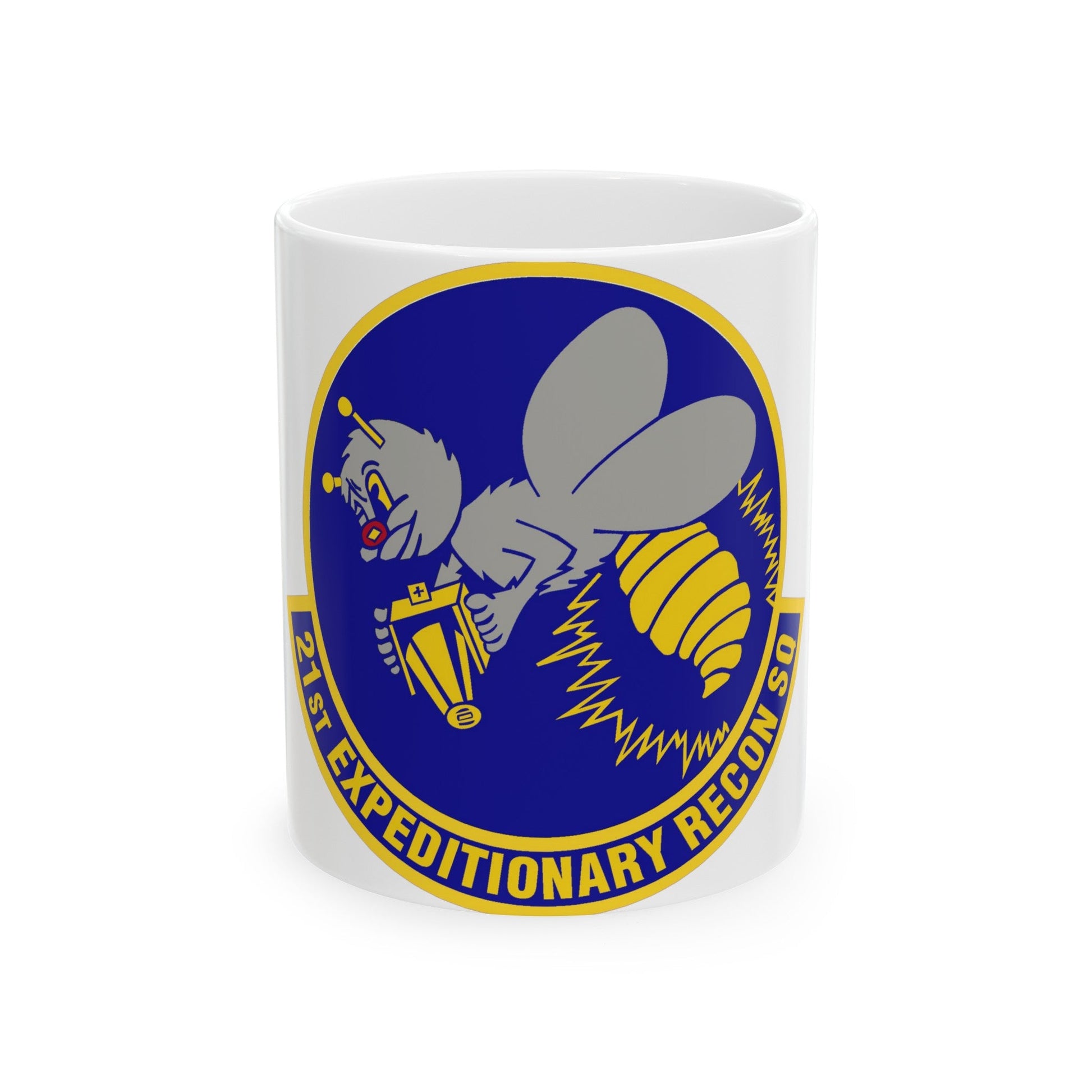 21st Expeditionary Reconnaissance Squadron (U.S. Air Force) White Coffee Mug-11oz-The Sticker Space