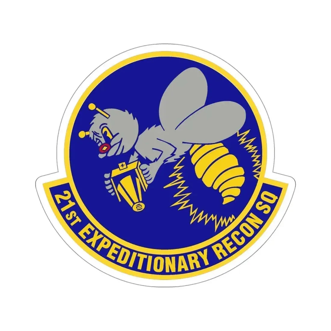 21st Expeditionary Reconnaissance Squadron (U.S. Air Force) STICKER Vinyl Die-Cut Decal 4 Inch - The Sticker Space