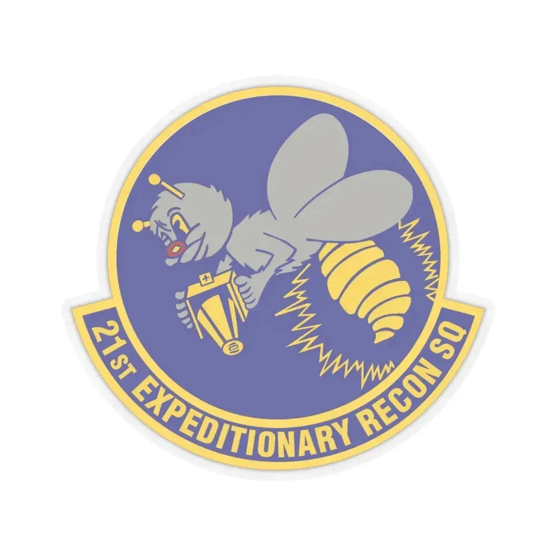 21st Expeditionary Reconnaissance Squadron (U.S. Air Force) STICKER Vinyl Kiss-Cut Decal 6 Inch Transparent - The Sticker Space