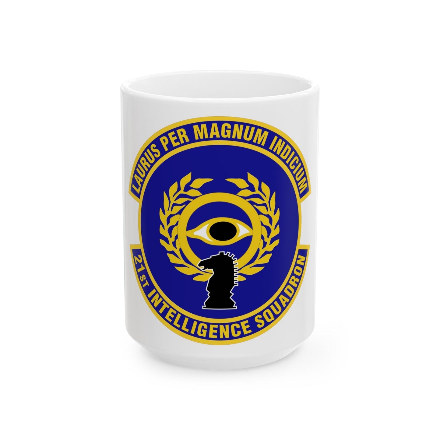 21st Intelligence Squadron (U.S. Air Force) White Coffee Mug-15oz-The Sticker Space