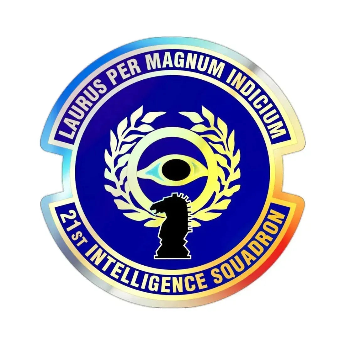 21st Intelligence Squadron (U.S. Air Force) Holographic STICKER Die-Cut Vinyl Decal - The Sticker Space