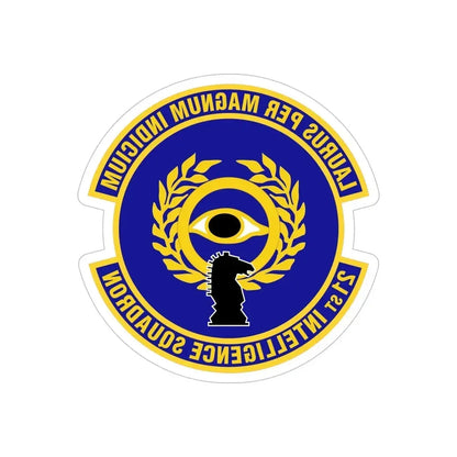 21st Intelligence Squadron (U.S. Air Force) REVERSE PRINT Transparent Die-Cut STICKER - The Sticker Space