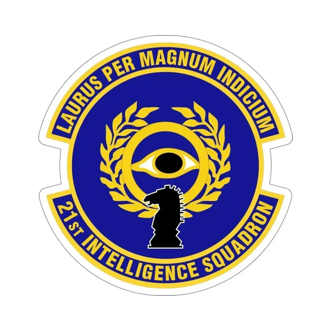 21st Intelligence Squadron (U.S. Air Force) STICKER Vinyl Die-Cut Decal 5 Inch - The Sticker Space