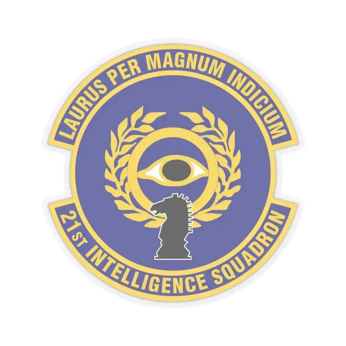 21st Intelligence Squadron (U.S. Air Force) STICKER Vinyl Kiss-Cut Decal 6 Inch Transparent - The Sticker Space