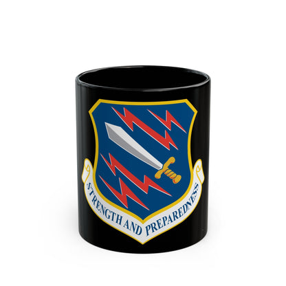 21st Space Wing (U.S. Air Force) Black Coffee Mug-11oz-The Sticker Space