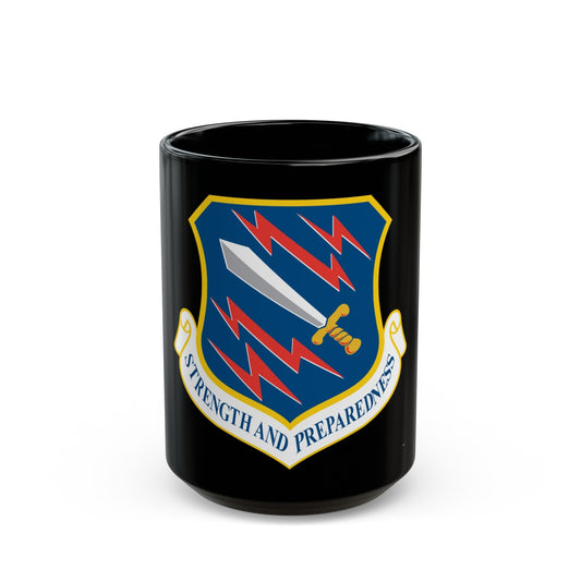 21st Space Wing (U.S. Air Force) Black Coffee Mug-15oz-The Sticker Space