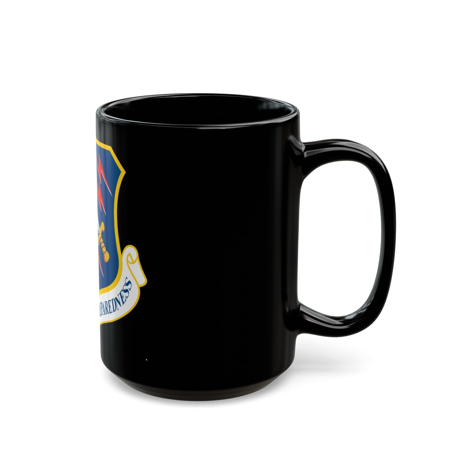 21st Space Wing (U.S. Air Force) Black Coffee Mug-The Sticker Space