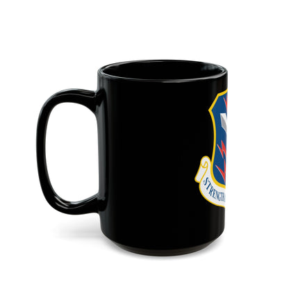 21st Space Wing (U.S. Air Force) Black Coffee Mug-The Sticker Space