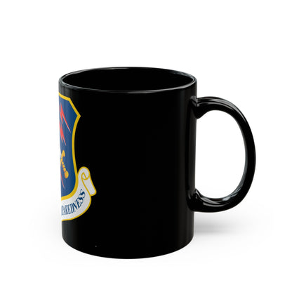 21st Space Wing (U.S. Air Force) Black Coffee Mug-The Sticker Space