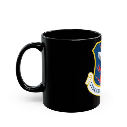 21st Space Wing (U.S. Air Force) Black Coffee Mug-The Sticker Space