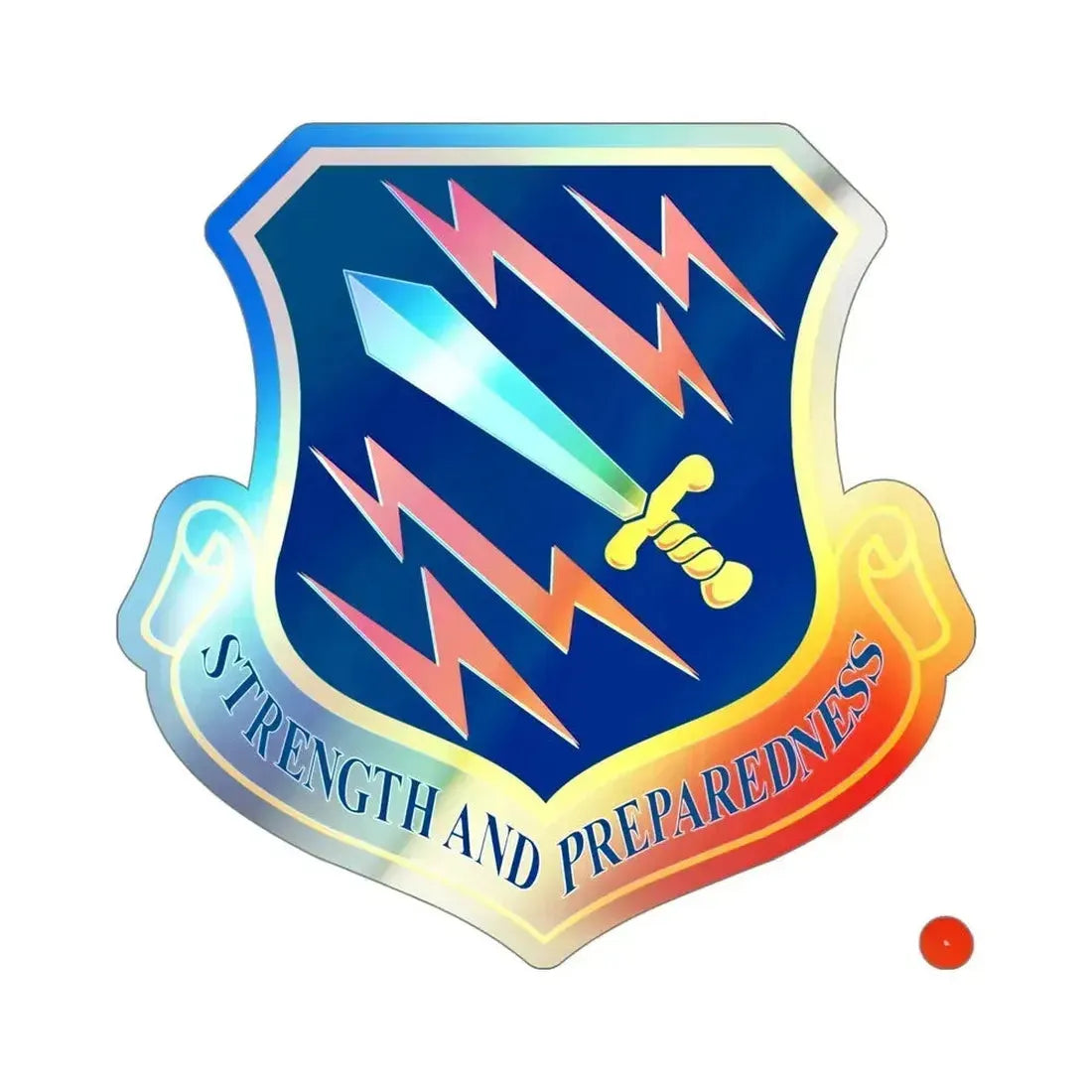 21st Space Wing (U.S. Air Force) Holographic STICKER Die-Cut Vinyl Decal 5 Inch Holographic - The Sticker Space