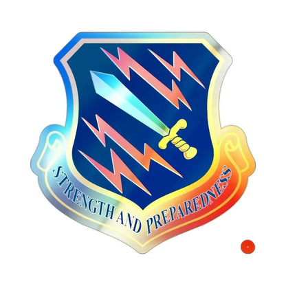 21st Space Wing (U.S. Air Force) Holographic STICKER Die-Cut Vinyl Decal - The Sticker Space