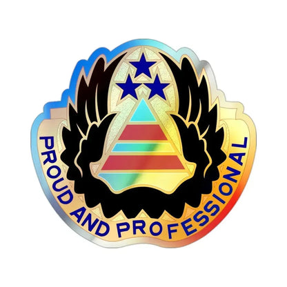 22 Aviation Battalion (U.S. Army) Holographic STICKER Die-Cut Vinyl Decal 2 Inch Holographic - The Sticker Space