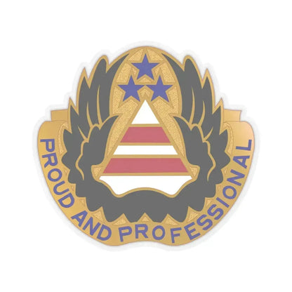 22 Aviation Battalion (U.S. Army) STICKER Vinyl Kiss-Cut Decal 4 Inch Transparent - The Sticker Space